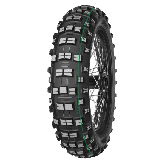 MITAS tire 140/80-18 TERRA FORCE-EF 70M TT SUPER LIGHT FIM (green stripe) DOT 28/2022 (26284)