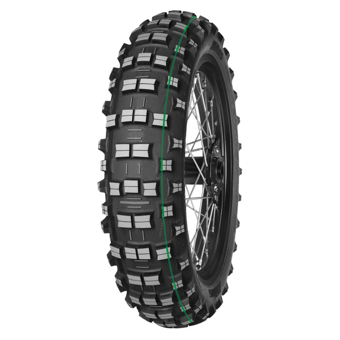 MITAS tire 140/80-18 TERRA FORCE-EF 70M TT SUPER LIGHT FIM (green stripe) DOT 28/2022 (26284)