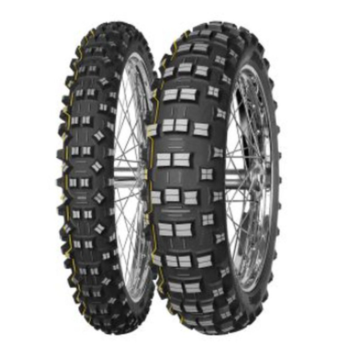 MITAS tire 120/90-18 TERRA FORCE-EF 65R TT SUPER (yellow stripe) DOT 34-36/2022 (26405)
