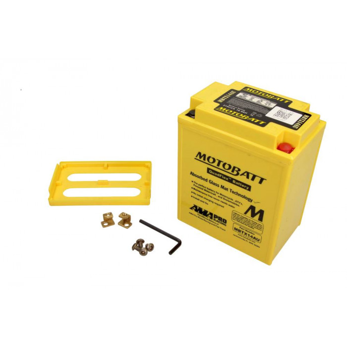 YTX14AHL-BS (MBTX14AU) 12V 16.5Ah 210A Motobatt battery