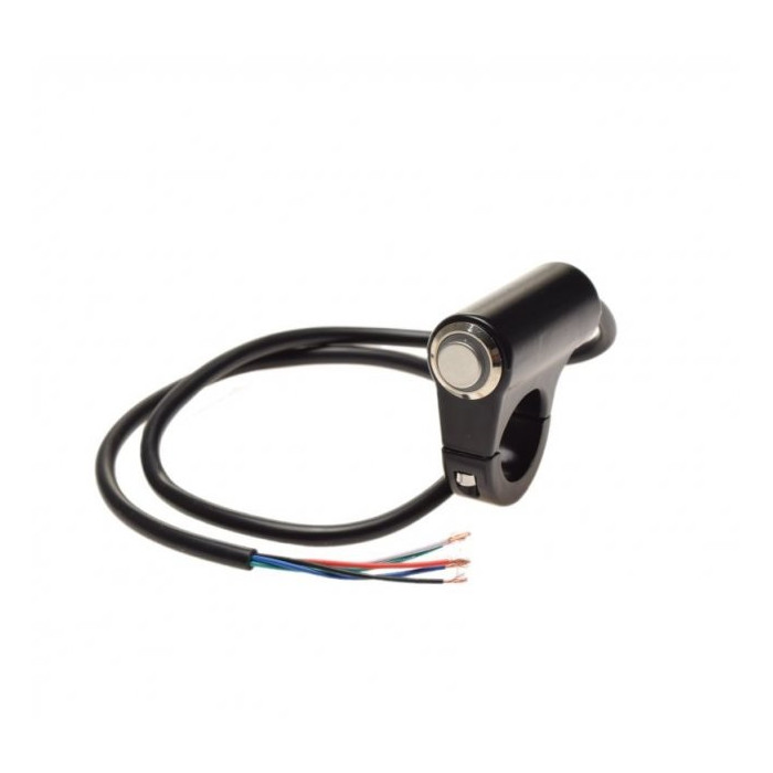 Universal switch for 22mm handlebar, with lighting