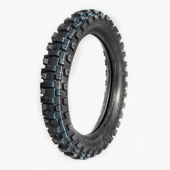 MOTOZ tire 140/80-18 TRACTIONATOR ENDURO S/T FIM BFM SUPER SOFT 70R TT (ECER75/DOT) (green/blue stripe) (30% HARD -70% SOFT