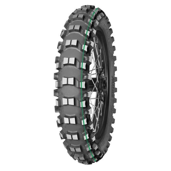 MITAS tire 110/100-18 TERRA FORCE MX-SM 64M TT SUPER LIGHT (green stripe) DOT 49/2021 (26323)