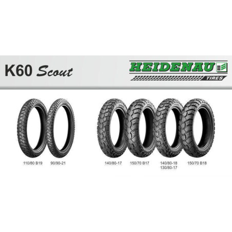HEIDENAU padanga 5.10-17 K60 69T TT M/C DOT 13-23/2021