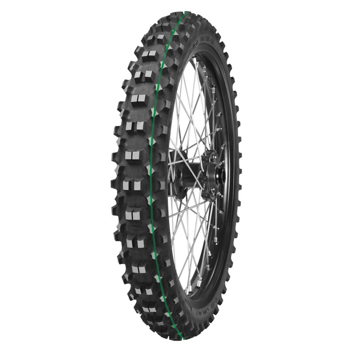 MITAS tire 90/90-21 C-19 54R TT SUPER LIGHT (green stripe) CROSS + FIM 17/2022 (26710)