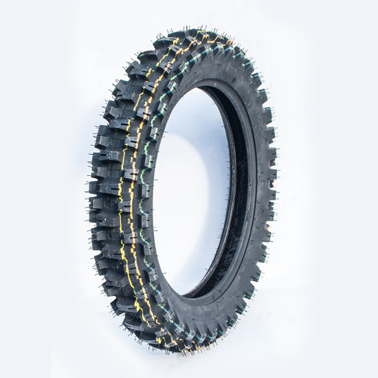 MOTOZ tire 110/100-18 ARENA HYBRID BFM 64M TT (NHS) (green/blue stripe) DOT 31/2018
