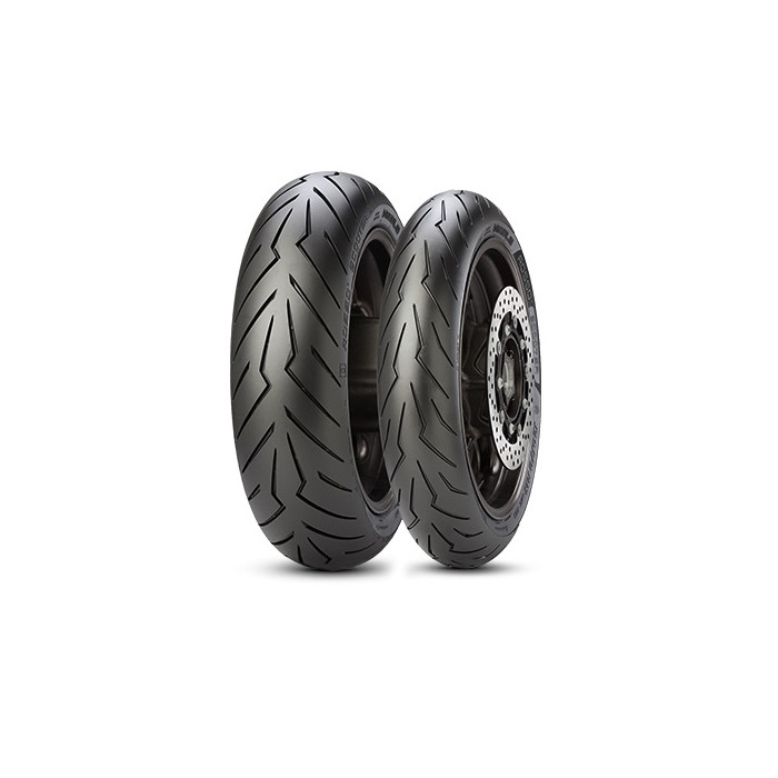 PIRELLI padanga 120/80-14 DIABLO ROSSO SCOOTER 58S TL M/C priekinė/ DOT 37/2020