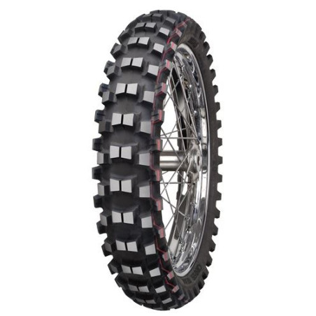 MITAS tire 80/100-12 TERRA FORCE MX-MH MEDIUM/HARD 50M TT (red stripe) DOT 2022 (DOT:TTDD) (26001)