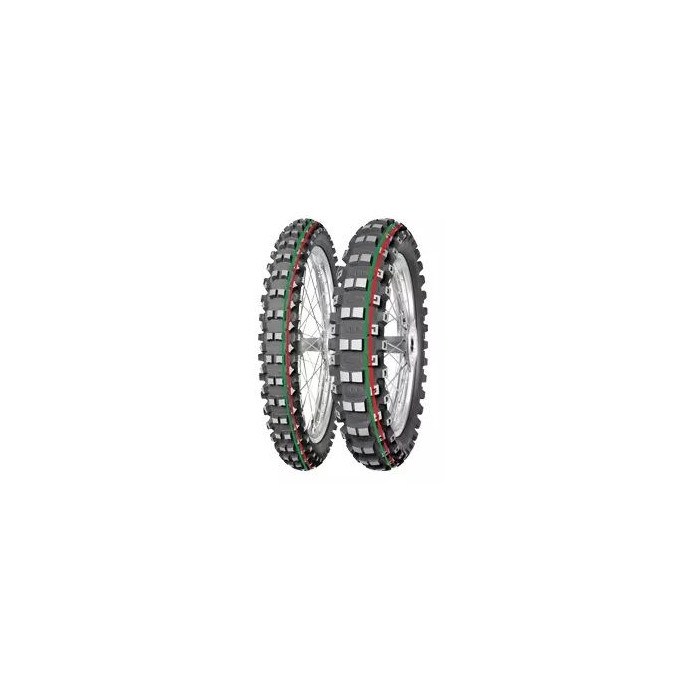 MITAS tire 60/100-14 TERRA FORCE MX-MH MEDIUM/HARD 29M TT front (red/green stripe) DOT 2022 (DOT:DTDD/CCDD/CTDD) (2604