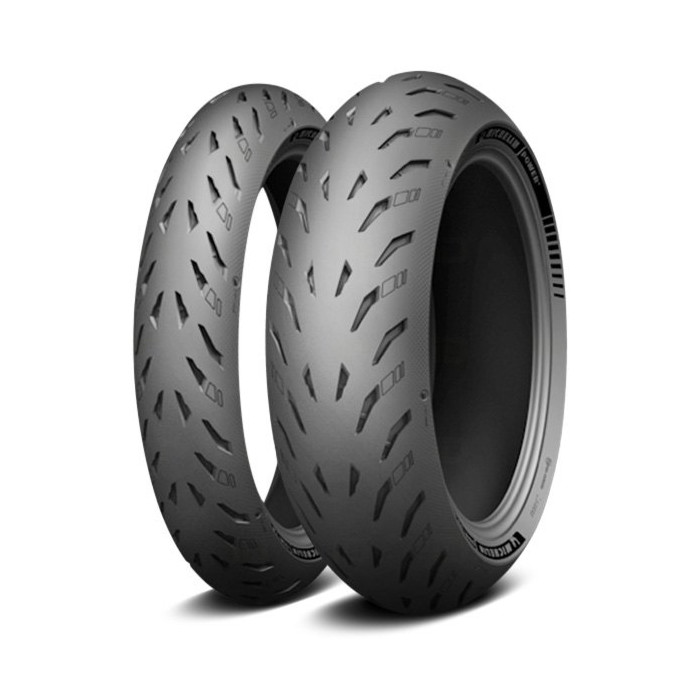 MICHELIN padangų komplektas (CAI064441/22) 120/70ZR17 POWER 5 (58W) TL M/C 01-11/2022 + (CAI850757/22) 180/55ZR17 POWER 5 (73W)