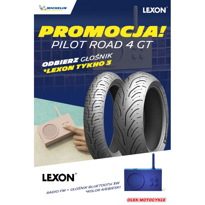 MICHELIN tire set (CAI429567/22) 120/70ZR17 PILOT ROAD 4 GT (58W) TL M/C DOT 10-12/2022 + (CAI271932/22) 190/55ZR17 PI