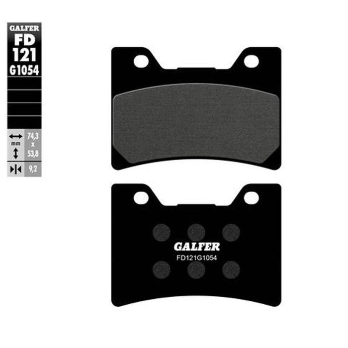 GALFER stabdžių kaladėlės KH160 Metalic sinter (auksinės spalvos) STREET