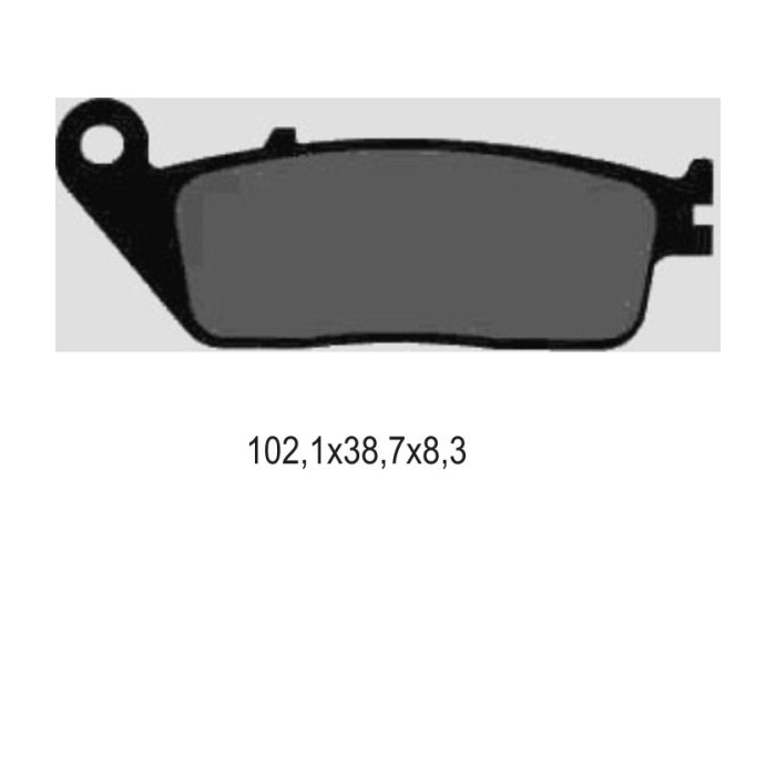 GALFER brake pads KH142 / KH226 Metalic sinter (gold color) STREET