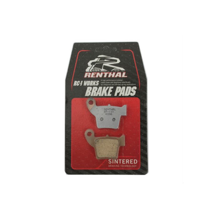 RENTHAL brake pads KH346 OFFROAD SINTER METAL (Metalic sinter) CRF rear