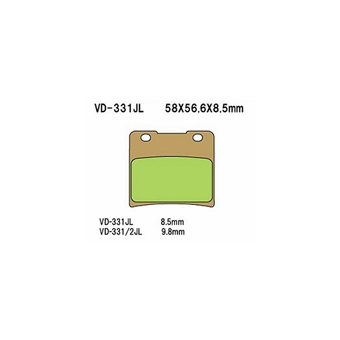 VESRAH brake pads KH103 Metalic sinter (gold color) SUZUKI VS 600 / 750 / 800 / 1400 (MADE IN JAPAN)