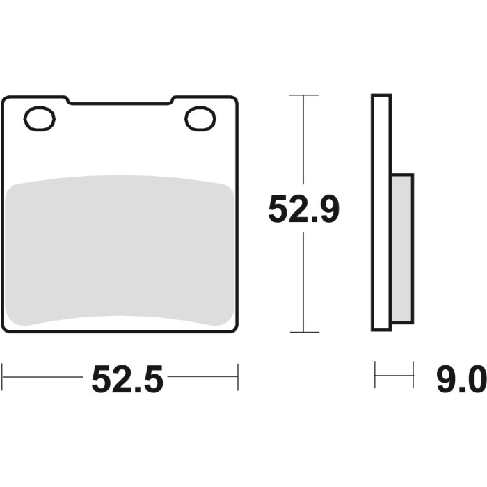 TRW LUCAS brake pads KH63 ORGANIC KAWASAKI ZX7R 96-02, ZXR 750 89-95, ZRX 1100 / 1200 96-04, ZX12R / ZZR 1200 00-06, rear