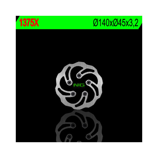 NG brake disc rear KTM SX 50 '08-'13 (140X45X3,2) (5X6,5) WAVE