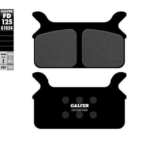 GALFER brake pads KH201 HARLEY DAVIDSON