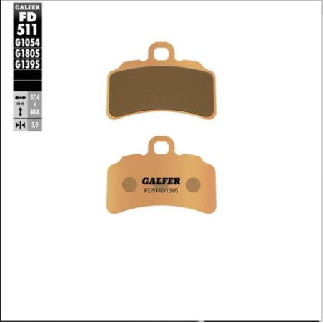 GALFER brake pads SINTER GAS GAS TRIAL GP125 / 250 / 300 '19-, front