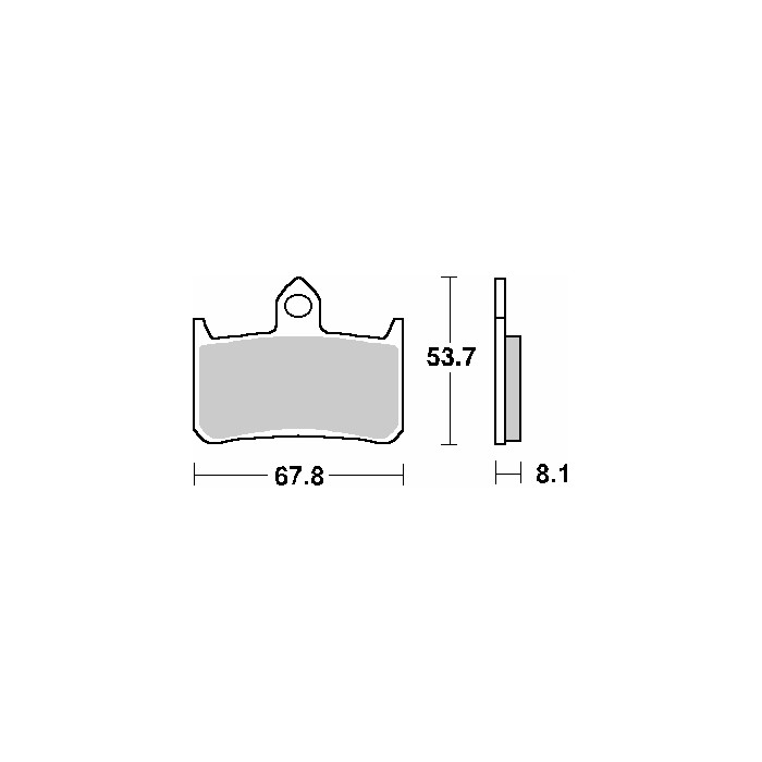 SBS brake pads KH187 STREET CERAMIC color black