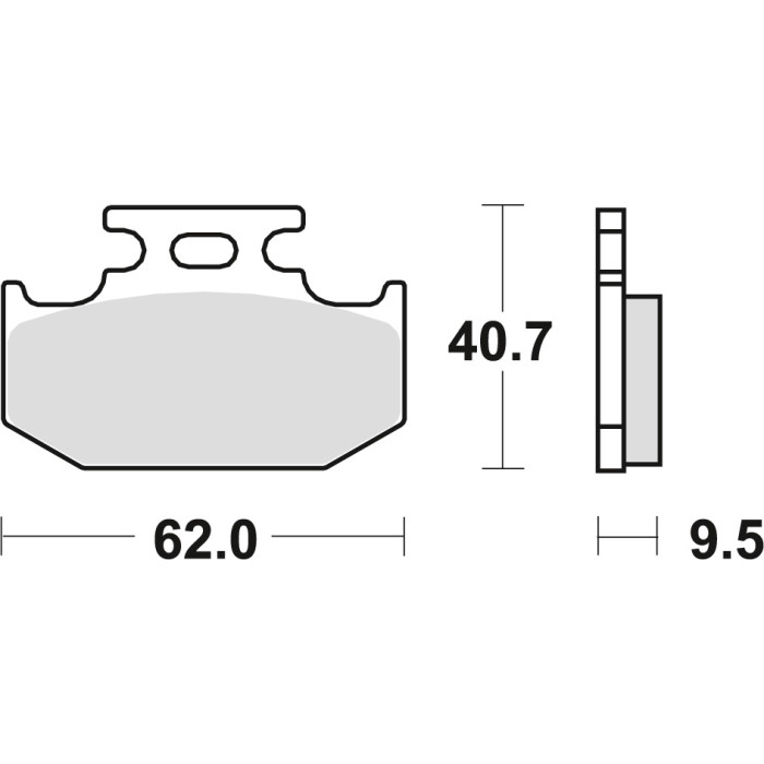 TRW LUCAS brake pads KH152 / 2 SINTER OFFROAD KAWASAKI KX 125 89-94, KLX / KX 250 89-95, KLX 650 93-01, SUZUKI RM 125 /