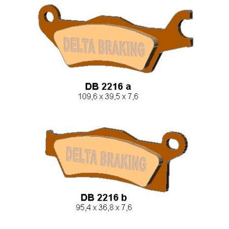 Delta Braking Can-Am Outlander, Renegade G2 left side brake pads