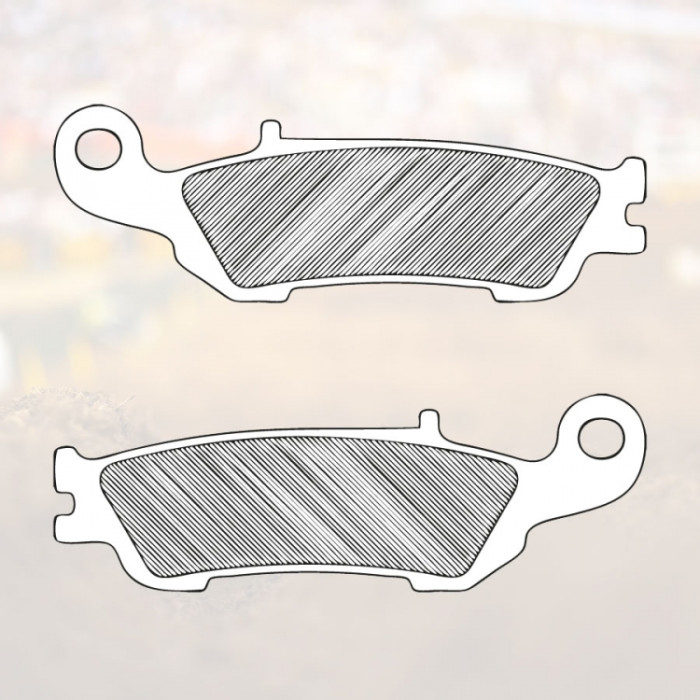 RENTHAL brake pads KH450 OFF ROAD YAMAHA YZ / YZF front SINTER METAL (Metalic sinter)