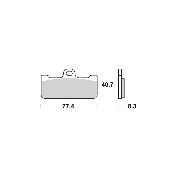 SBS brake pads KH218 RACING DUAL CARBON color black