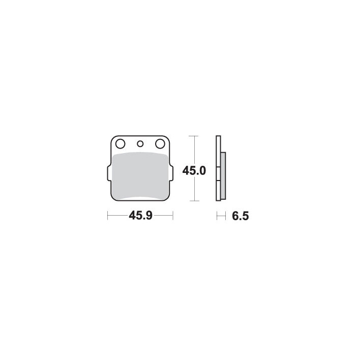 SBS brake pads KH84 / 3 OFF-ROAD SINTER gold color