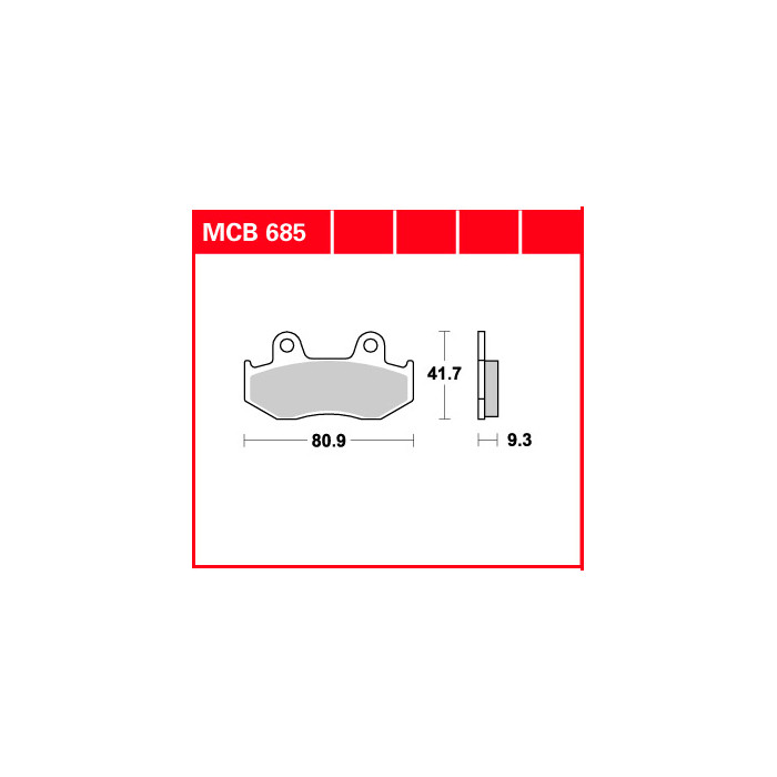TRW LUCAS brake pads KH411 ORGANIC HONDA CH 125 SPACY 94-99, PS 125 07-13, PS 150 06-10, front