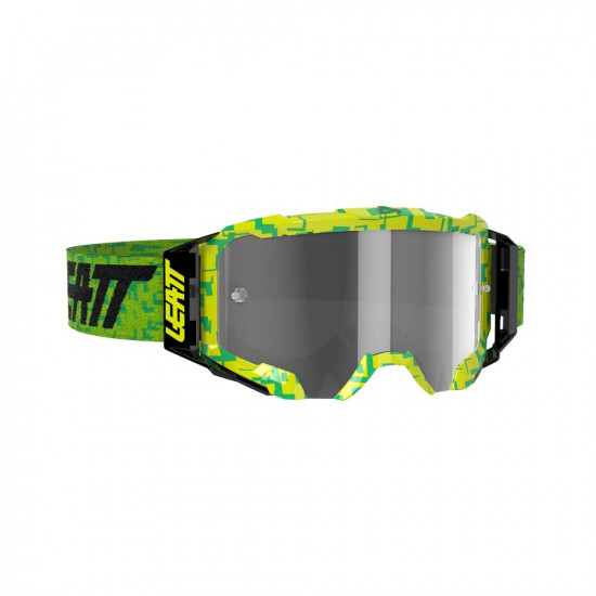 LEATT VELOCITY 5.5 NEON LIME LENS LIGHT GREY 58% akiniai