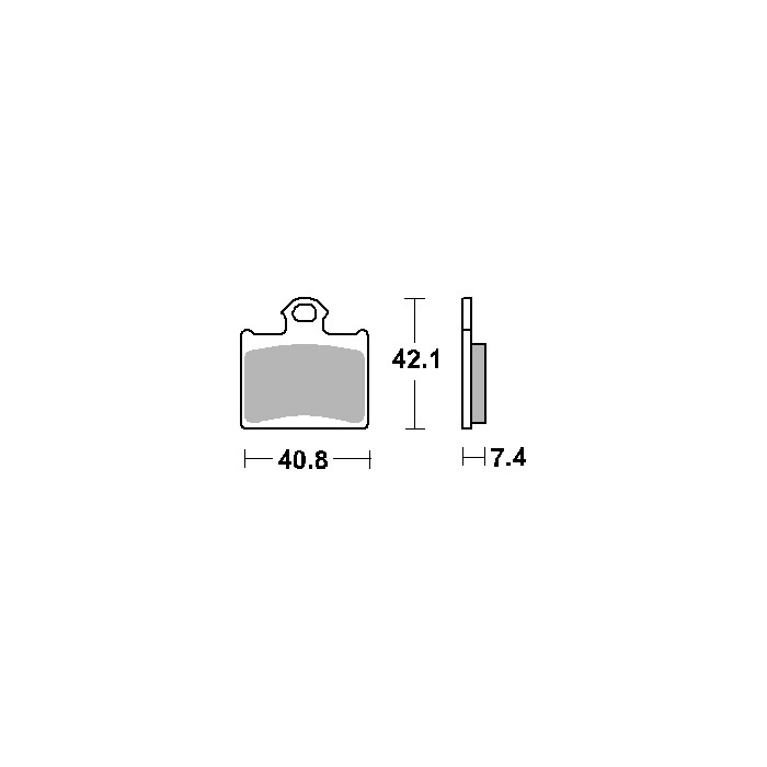 SBS brake pads KH602 OFF-ROAD SINTER gold color fits: KTM FREERIDE, SX85 rear
