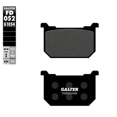GALFER stabdžių kaladėlės KH68 SEMI-METALLIC
