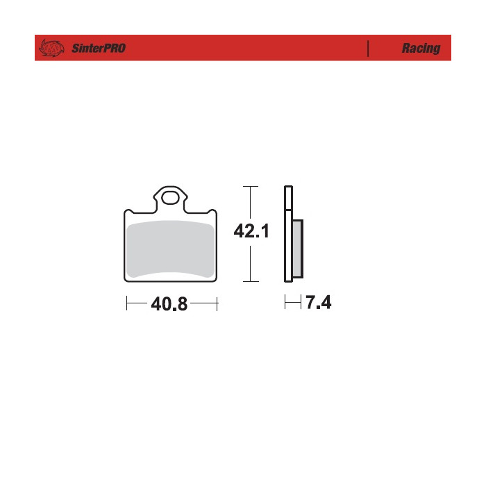MOTO-MASTER brake pads KH602 SINTER PRO OEM: 11 (SINTERPRO RACING) KTM SX 85 '11-, 250 / 350 FREERIDE '14- HUSQVARNA TC8