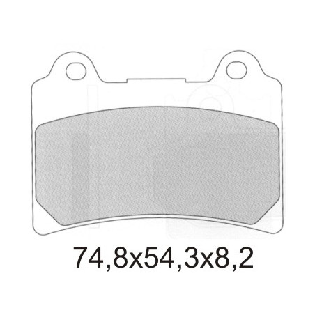GALFER brake pads KH123 SEMI-METALLIC