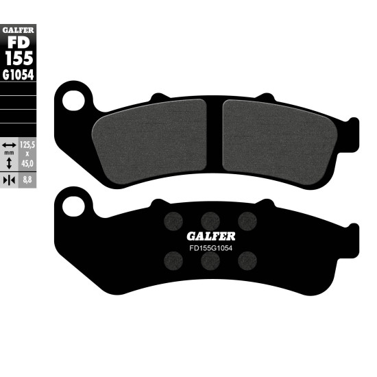 GALFER brake pads KH189 HONDA CBR 1000F DUAL (93-99)