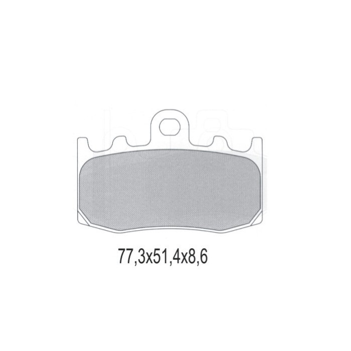 GALFER brake pads KH335 SEMI-METALLIC BMW front
