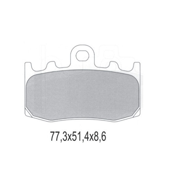 GALFER brake pads KH335 SEMI-METALLIC BMW front