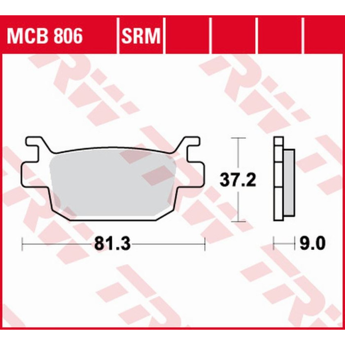 TRW LUCAS brake pads KH415 SINTER HONDA SILVER WING 125 07-13, rear