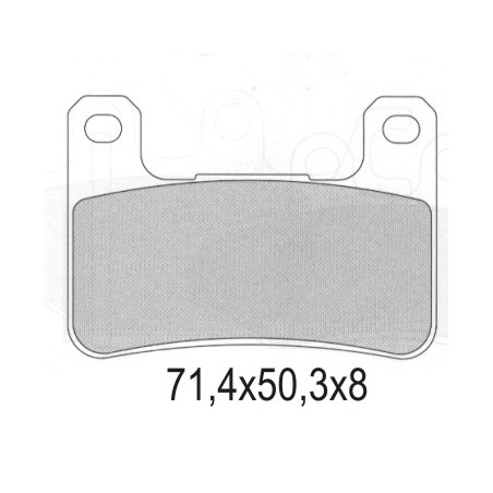 GALFER brake pads KH379 SEMI-METALLIC