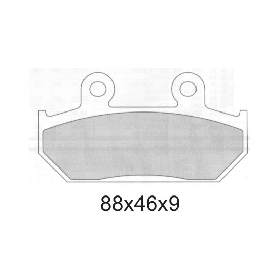 GALFER brake pads KH124 / KH412 SEMI-METALLIC