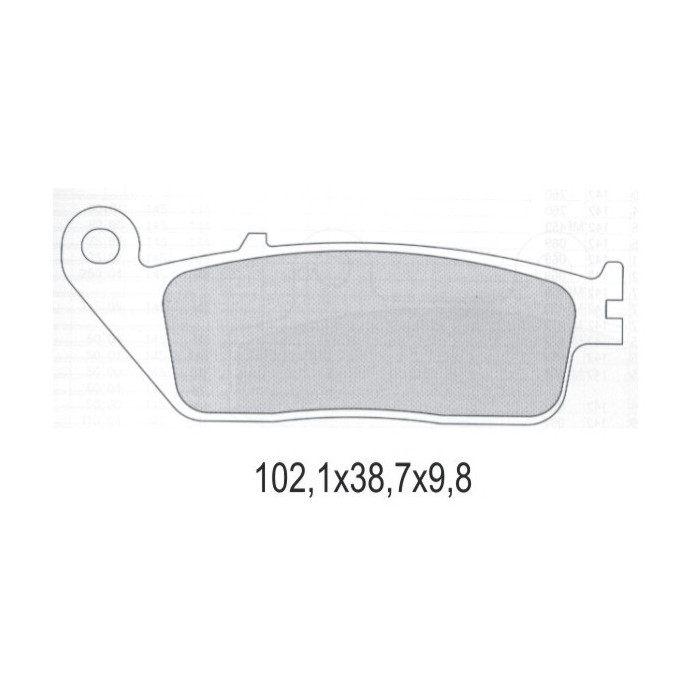 GALFER brake pads KH196 SEMI-METALLIC