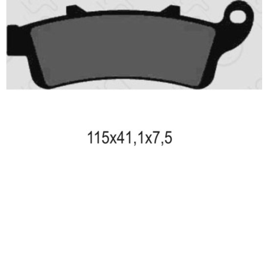 GALFER brake pads KH281 / KH261 SEMI-METALLIC