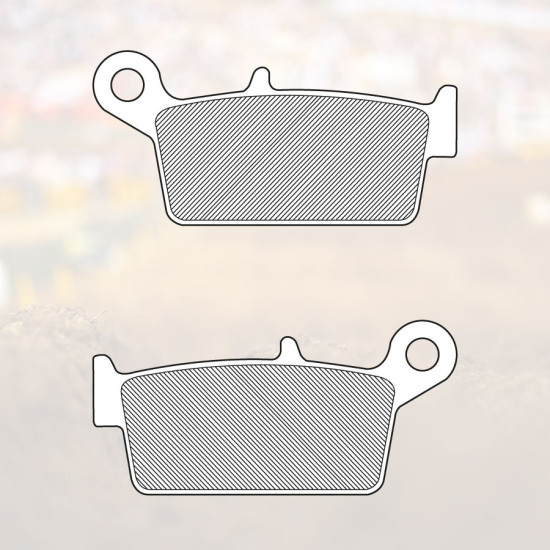 RENTHAL brake pads KH131 OFFROAD SINTER METAL (Metalic sinter) CRF rear