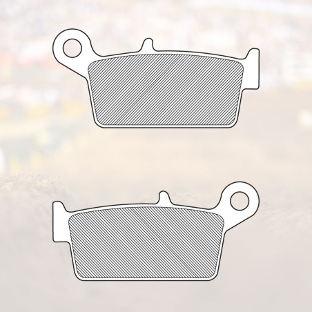 RENTHAL stabdžių kaladėlės KH131 OFFROAD SINTER METAL (Metalic sinter) CRF galas