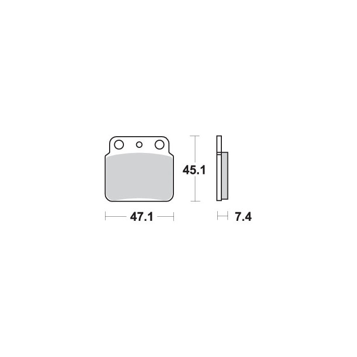SBS brake pads KH137 OFF-ROAD SINTER gold color