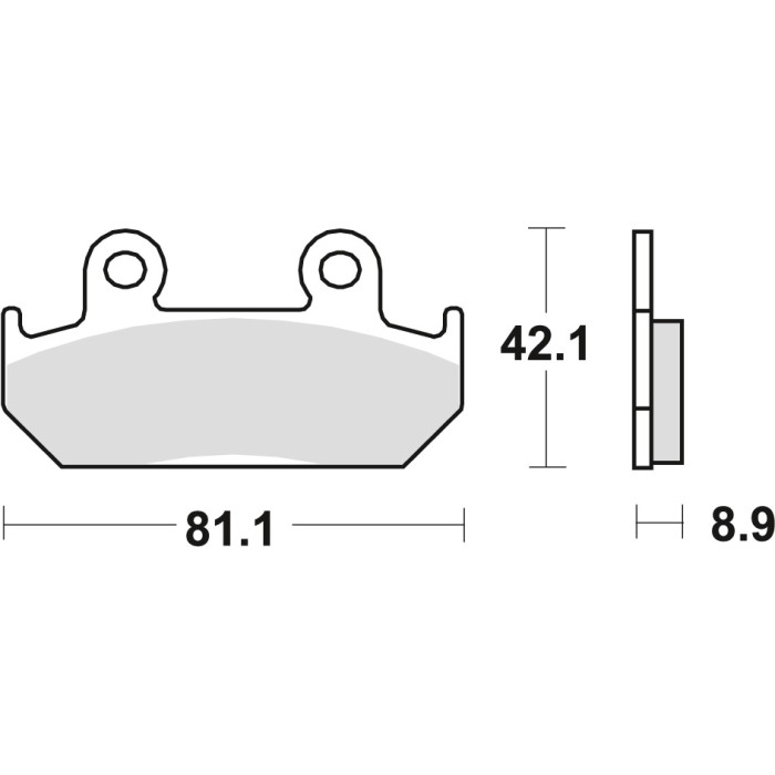 TRW LUCAS brake pads KH121 SINTER RACING HONDA CMX 450 86-89, CBR 600 87-94, XRV 750 AFRICA TWIN 90-92, front
