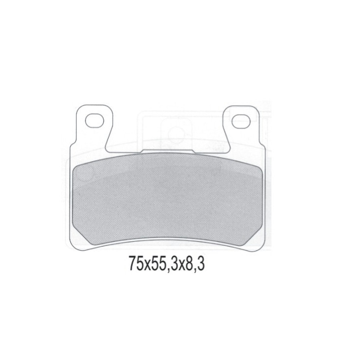 GALFER brake pads KH265 / KH296 SEMI-METALLIC