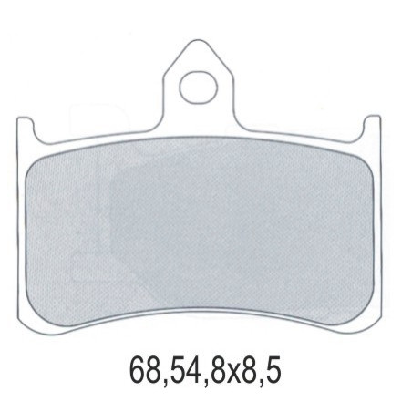 GALFER stabdžių kaladėlės KH187 SEMI-METALLIC