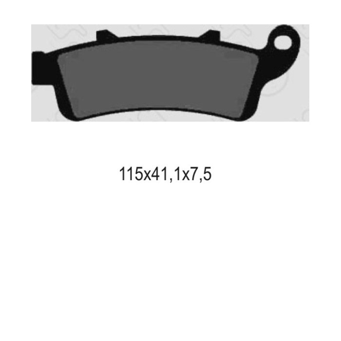 GALFER brake pads KH261 / KH281 SEMI-METALLIC front